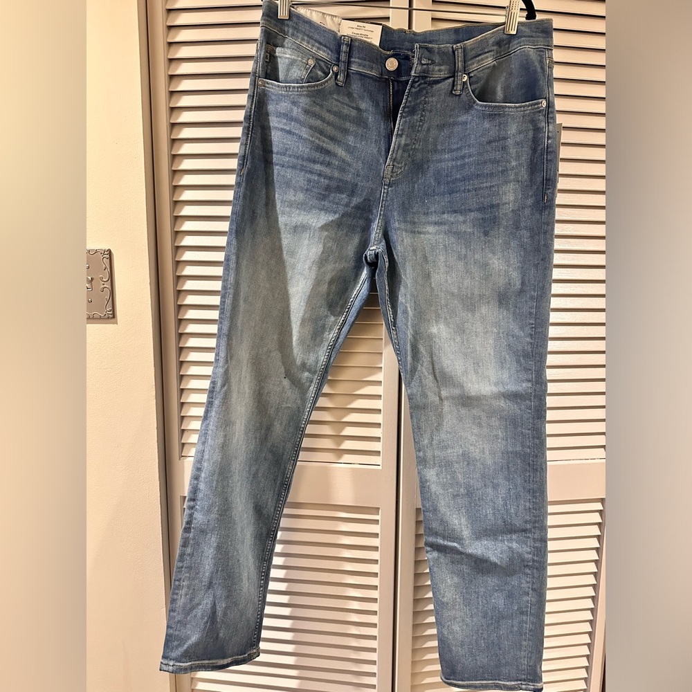 NWT H&M slim fit lycra 36/32 blue jeans